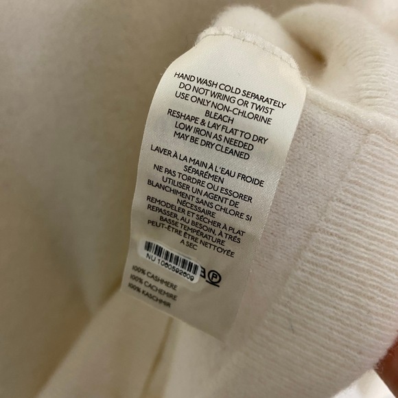 Free People Treasure Turtleneck Sweater Cashmere Ivory Womens Small - Picture 6 of 8